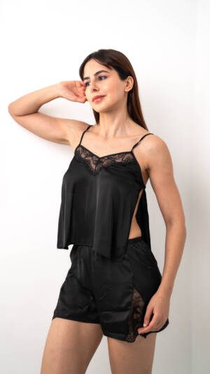 CARACO ET SHORT SATIN