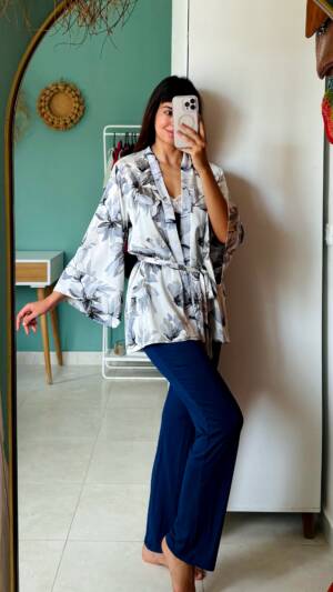 Pyjama coton 3 pièces