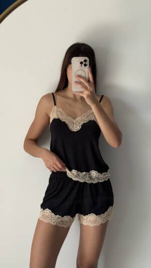 Caraco & short coton