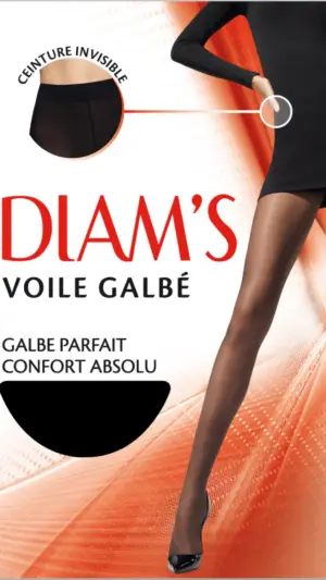 Collant noir Diam's Voile Galbé